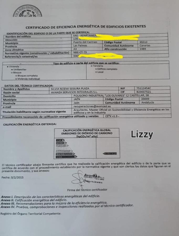Vivienda Vacacional Lizzy Puerto del Carmen  Exterior foto